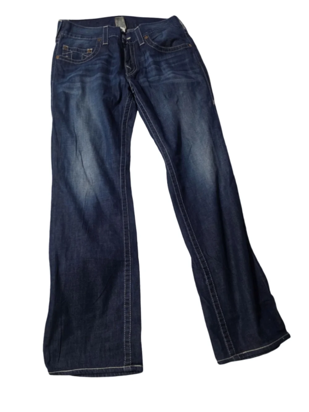 Men's True Religion Straight Jeans, Waist 32, Blue